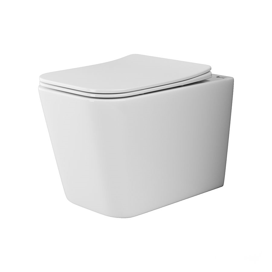 Suspended toilet seat 3d model